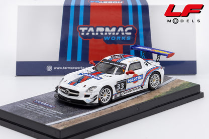 modellino mercedes sls 12h zandovoort taramc 1:64 T64-087-14ZDV33 vista frontale