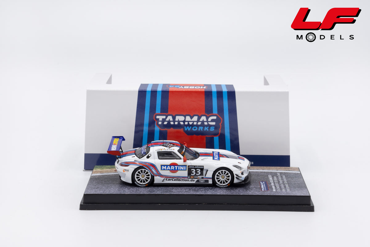 modellino mercedes sls 12h zandovoort taramc 1:64 T64-087-14ZDV33 vista laterale