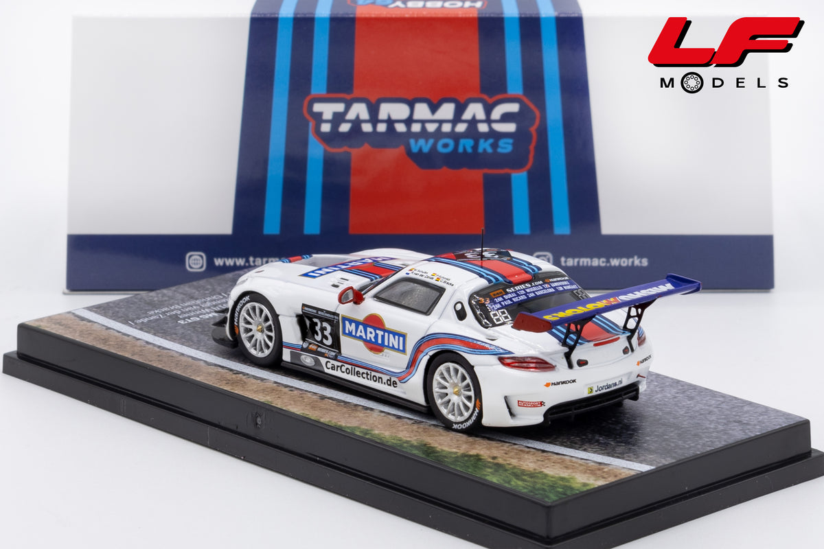 modellino mercedes sls 12h zandovoort taramc 1:64 T64-087-14ZDV33 vista posteriore