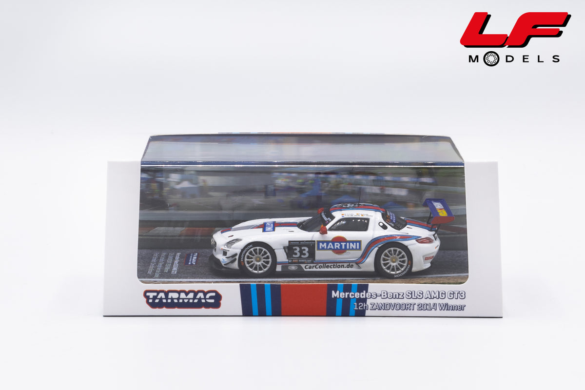 modellino mercedes sls 12h zandovoort taramc 1:64 T64-087-14ZDV33 vista teca