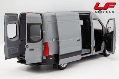 modellino mercedes sprinter norev 1:18 183042 vista posteriore
