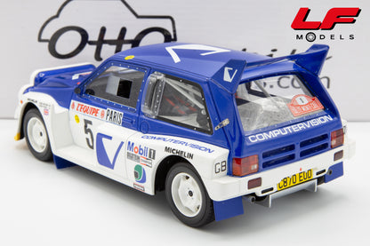 modellino mg metro 6r4 ottomobile 1:18 posteriore