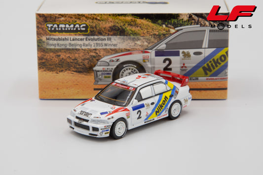 modellino mitsubishi lancer evo III rally tarmac 1:64