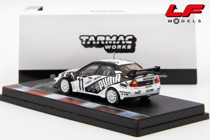 modellino mitsubishi lancer evo tarmac 1:64 T64-021-00ST11 vista posteriore