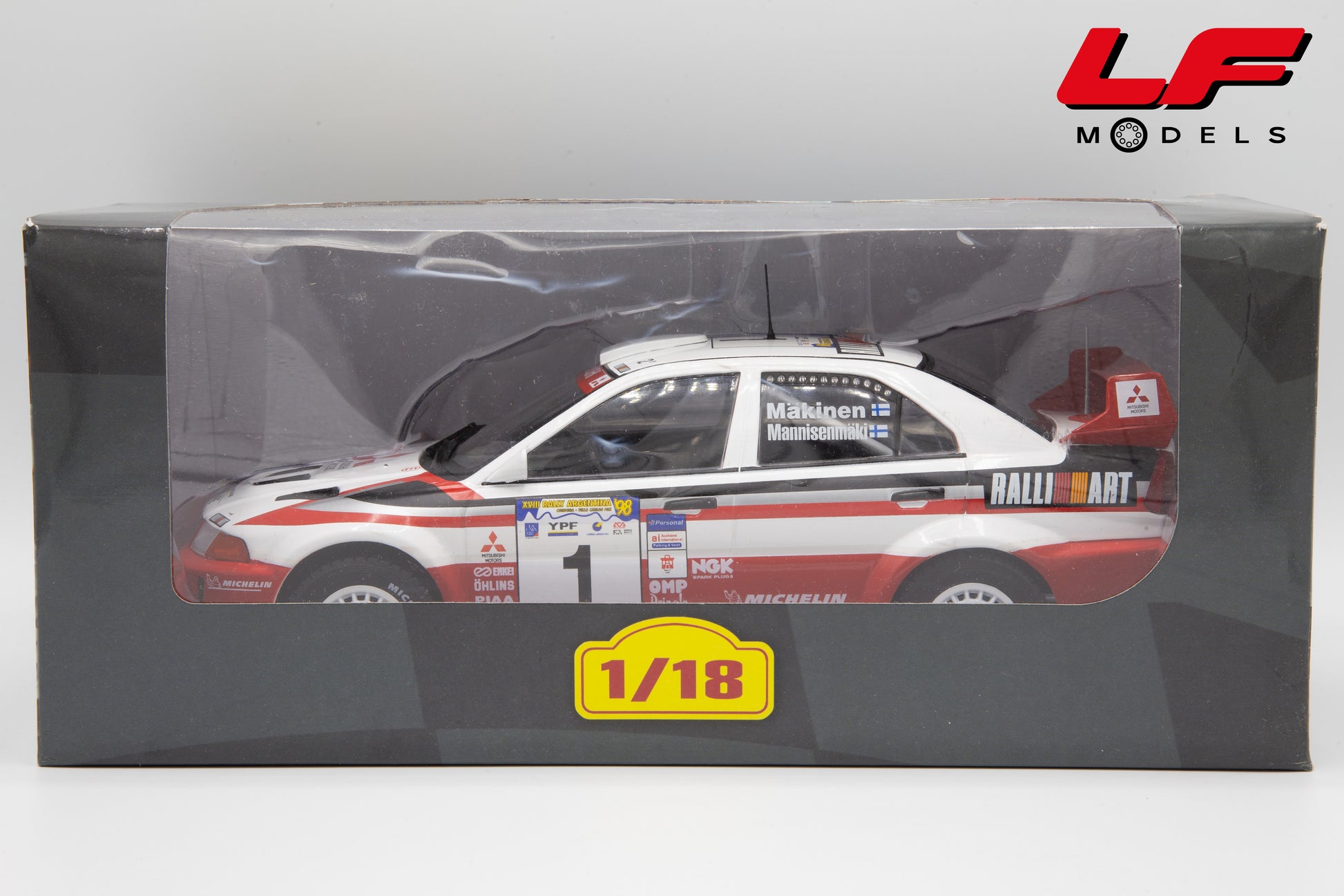 modellino mitsubishi lancer evo altaya 1:18 scatola