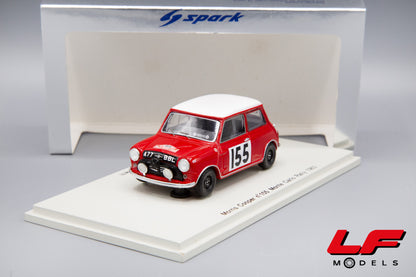 SPARK MORRIS COOPER N°155 MONTE CARLO RALLY 1963 1:43