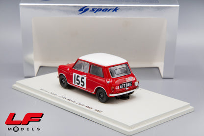 SPARK MORRIS COOPER N°155 MONTE CARLO RALLY 1963 1:43