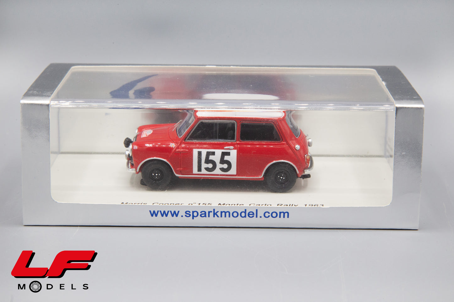 SPARK MORRIS COOPER N°155 MONTE CARLO RALLY 1963 1:43