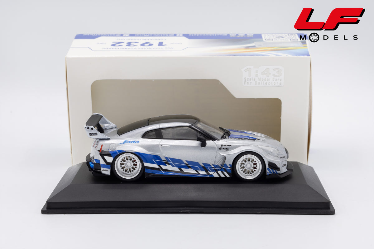 modellino nissan gtr r35 solido 1:43 4311211 vista laterale