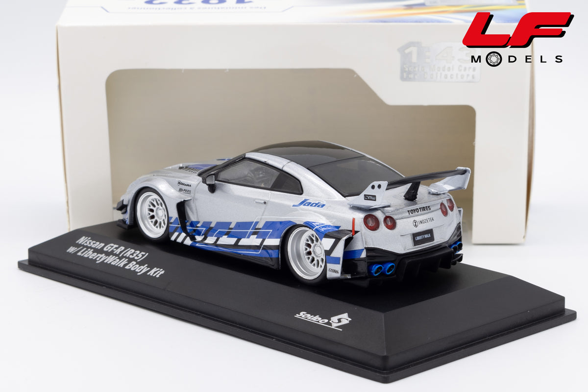 modellino nissan gtr r35 solido 1:43 4311211 vista posteriore