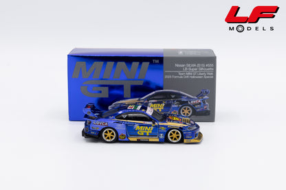 modellino nissan silvia formula drift halloween special mini gt 1:64 MGT01185-R vista laterale