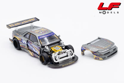 modellino nissan silvia s13 r kaido house mini gt 1:64 KHMG235 vista motore