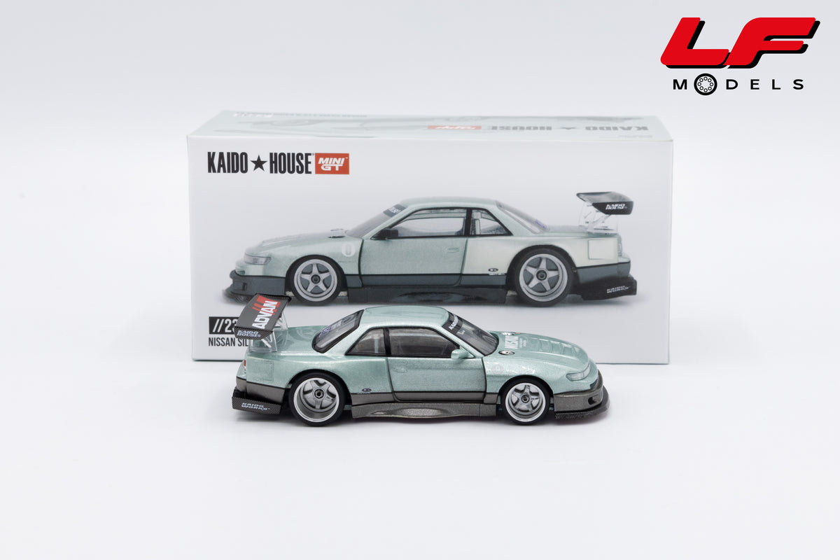 modellino nissan silvia kaido house mini gt 1:64 KHMG232 vista laterale