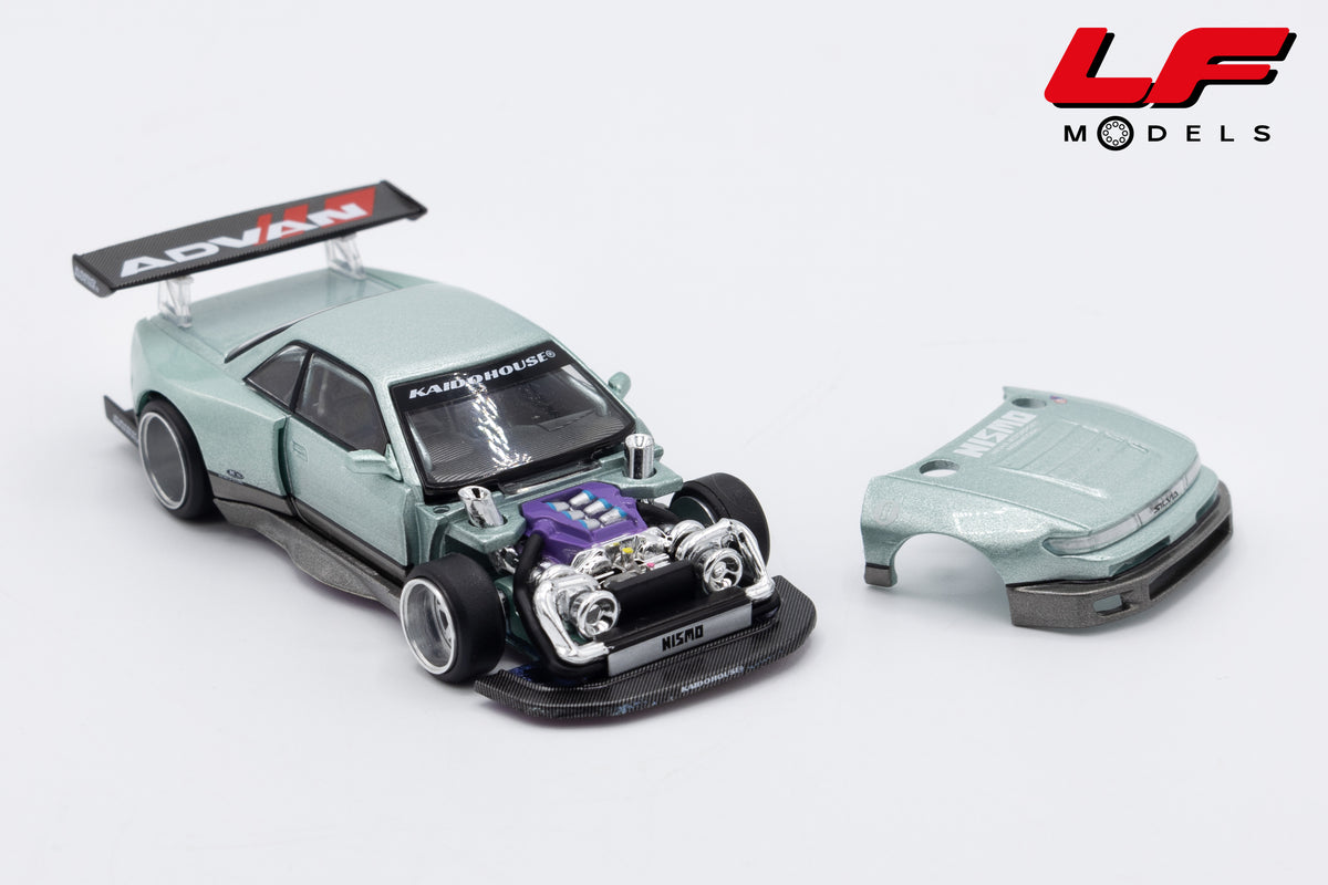 modellino nissan silvia kaido house mini gt 1:64 KHMG232 vista motore