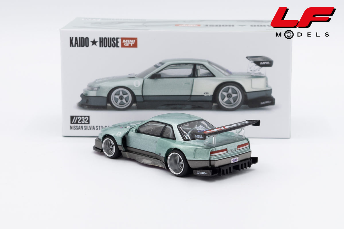modellino nissan silvia kaido house mini gt 1:64 KHMG232 vista posteriore