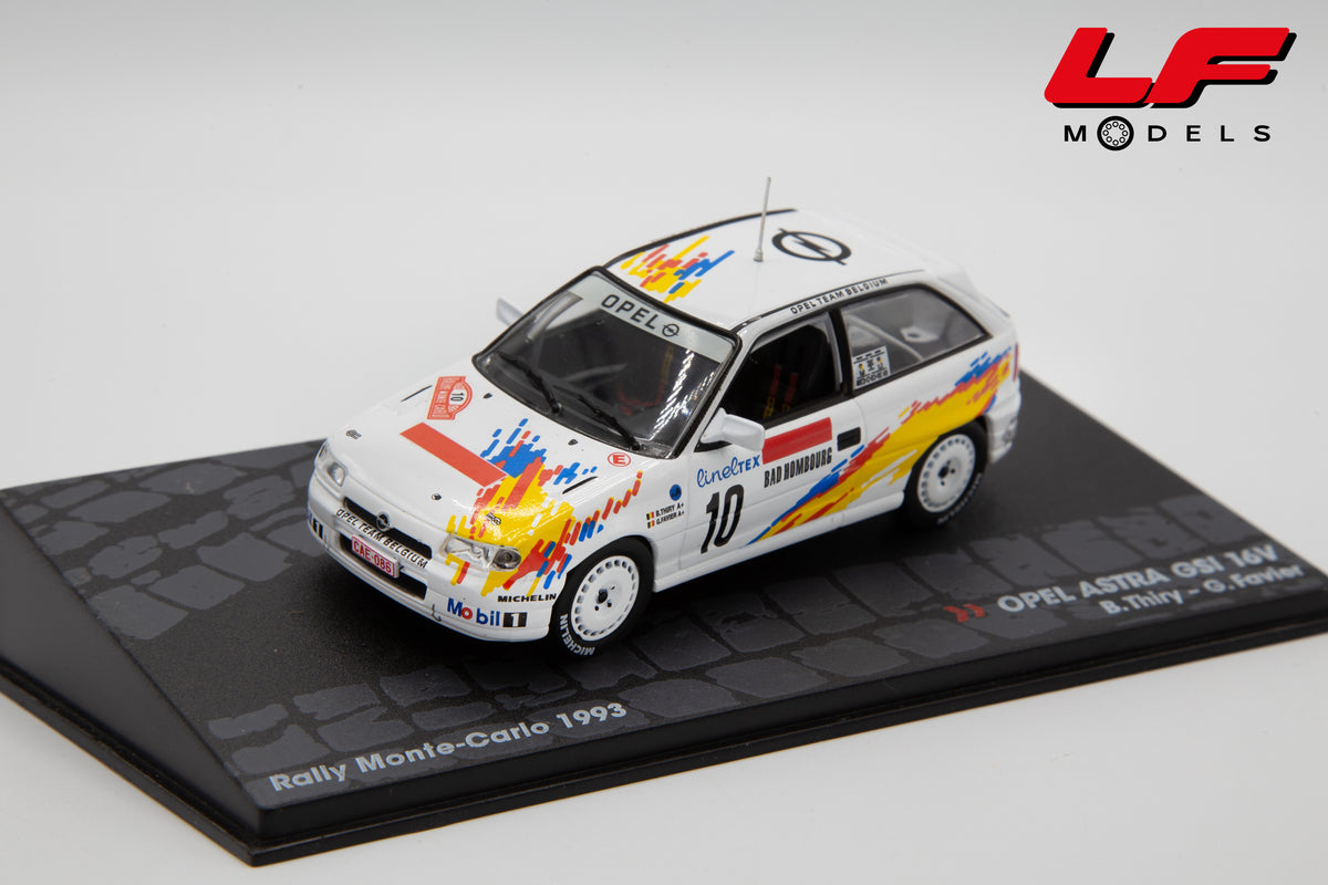 modellino opel astra rally montecarlo edicola 1:43 vista frontale