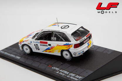 modellino opel astra rally montecarlo edicola 1:43 vista posteriore