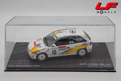 modellino opel astra rally montecarlo edicola 1:43 vista teca
