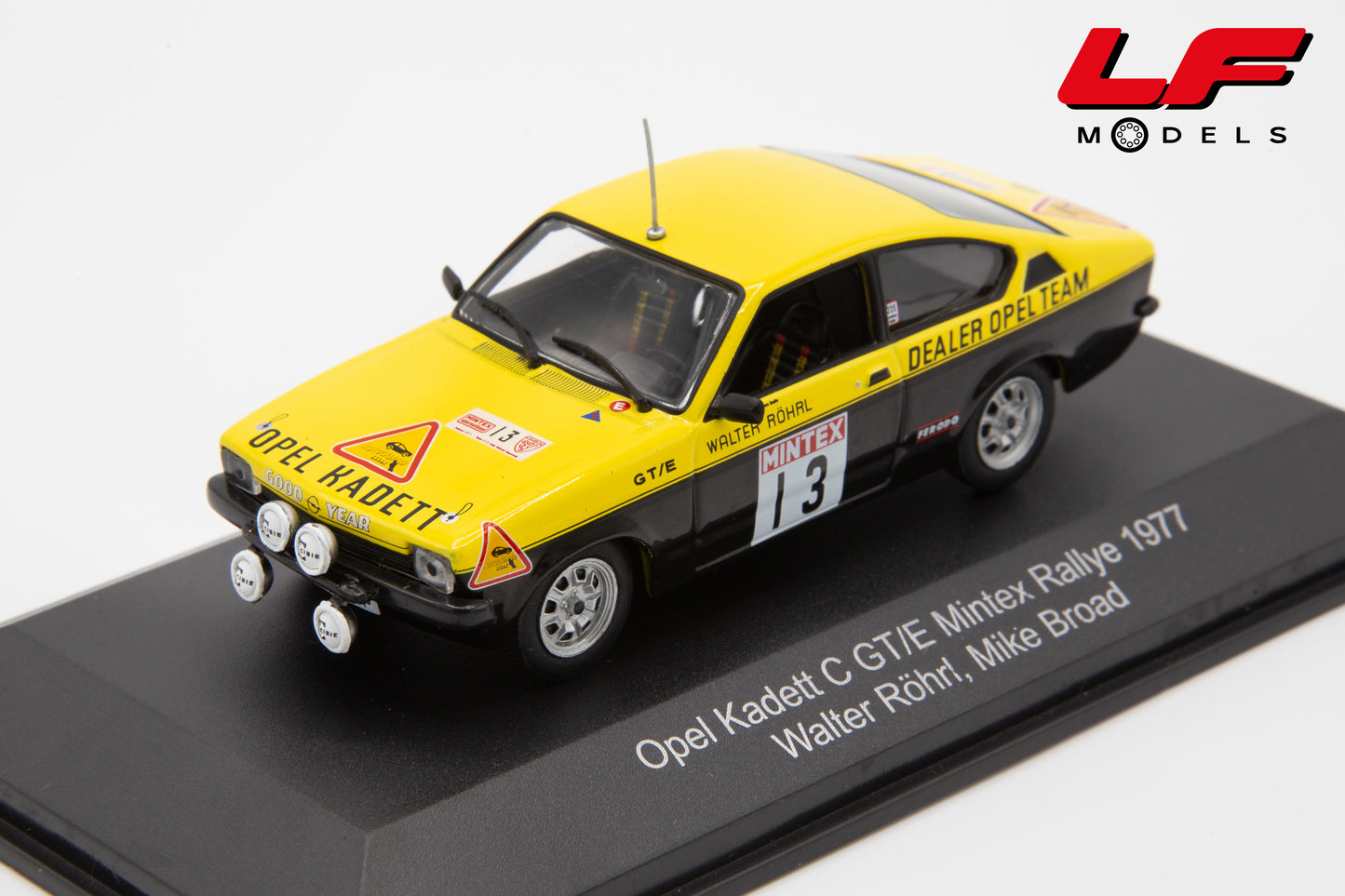 modellino opel kadett mintex rally cmr 1:43 frontale