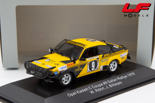 modellino opel kadet safari rally cmr 1:43 frontale