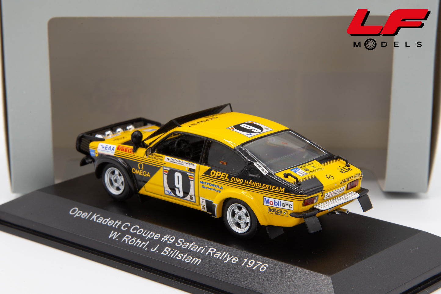 modellino opel kadet safari rally cmr 1:43 posteriore