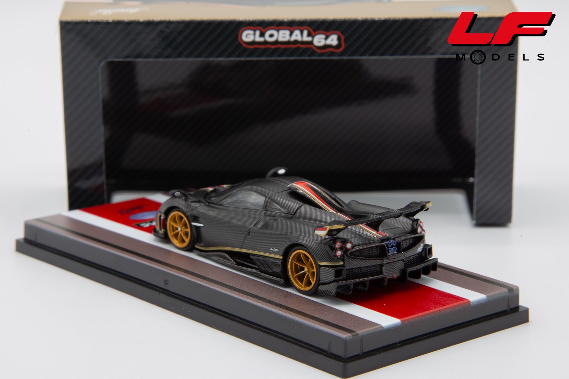 modellino pagani imola tarmac 1:64 posteriore