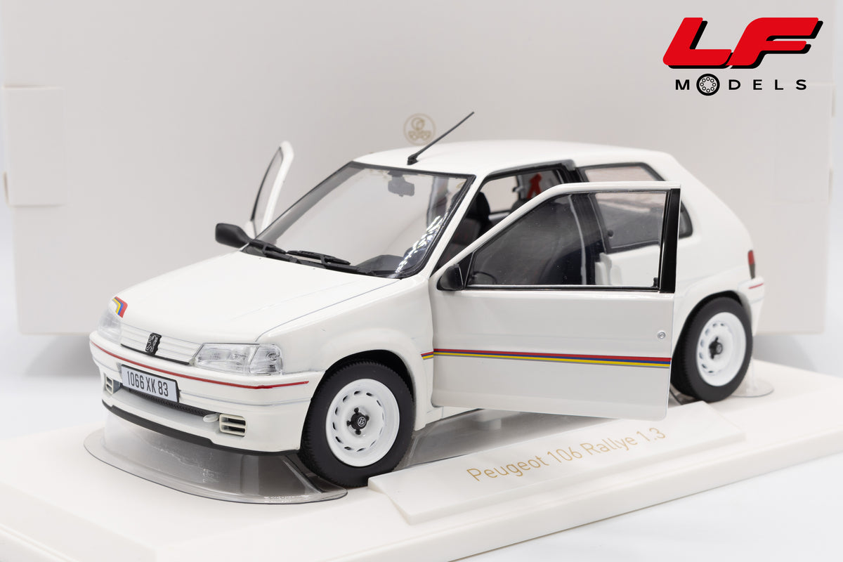 modellino peugeot 106 rallye norev 1:18 184920 vista frontale