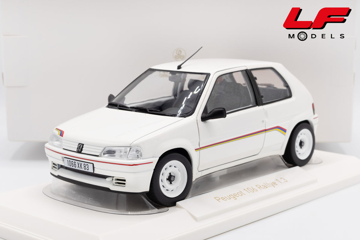 modellino peugeot 106 rallye norev 1:18 184920 vista frontale