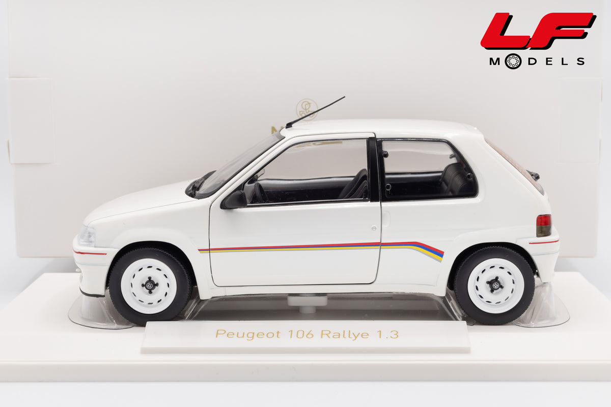 modellino peugeot 106 rallye norev 1:18 184920 vista laterale