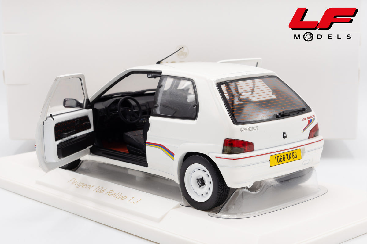 modellino peugeot 106 rallye norev 1:18 184920 vista posteriore