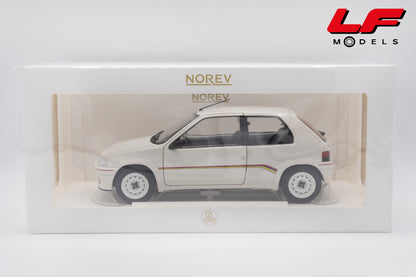modellino peugeot 106 rallye norev 1:18 184920 vista scatola