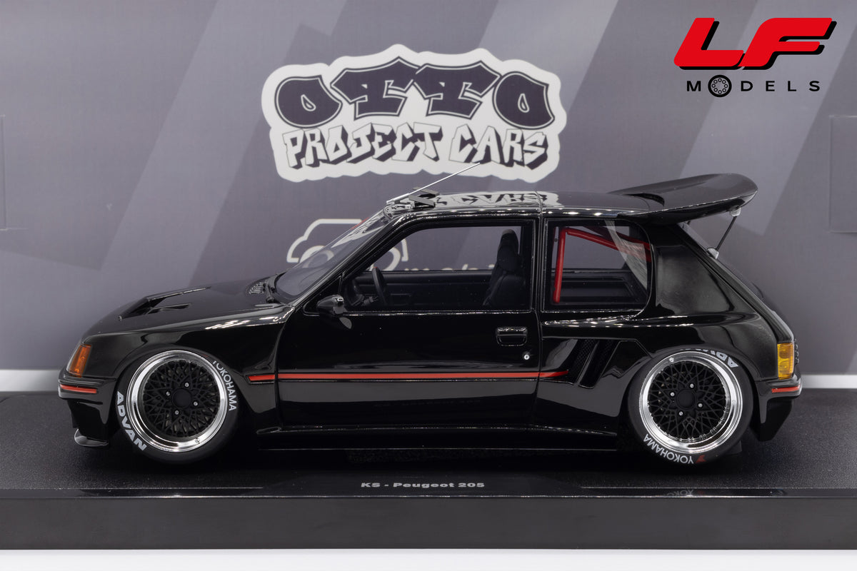 modellino peugeot 205 khyzyl ottomobile 1:18 OT1257 vista laterale