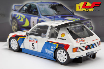 modellino peugeot 205 altaya 1:18 posteriore