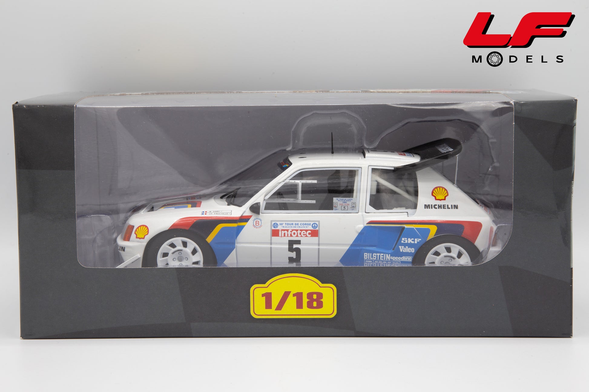 modellino peugeot 205 altaya 1:18 scatola