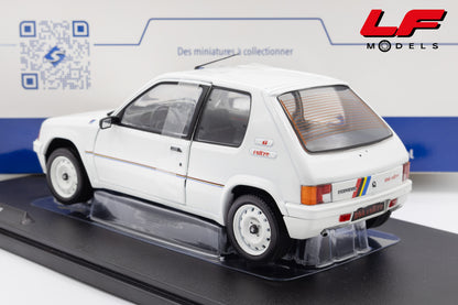 modellino peugeot 205 1.3 rally solido 1:18 1801701 vista posteriore