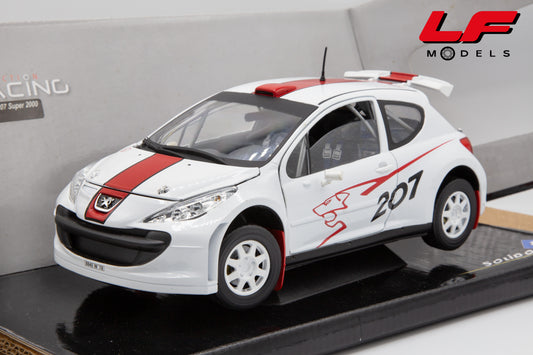 modellino peugeot 207 solido 1:18 frontale