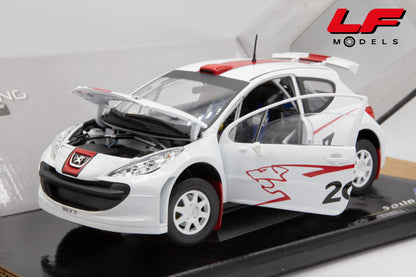modellino peugeot 207 solido 1:18 frontale