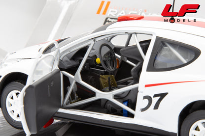 modellino peugeot 207 solido 1:18 interni