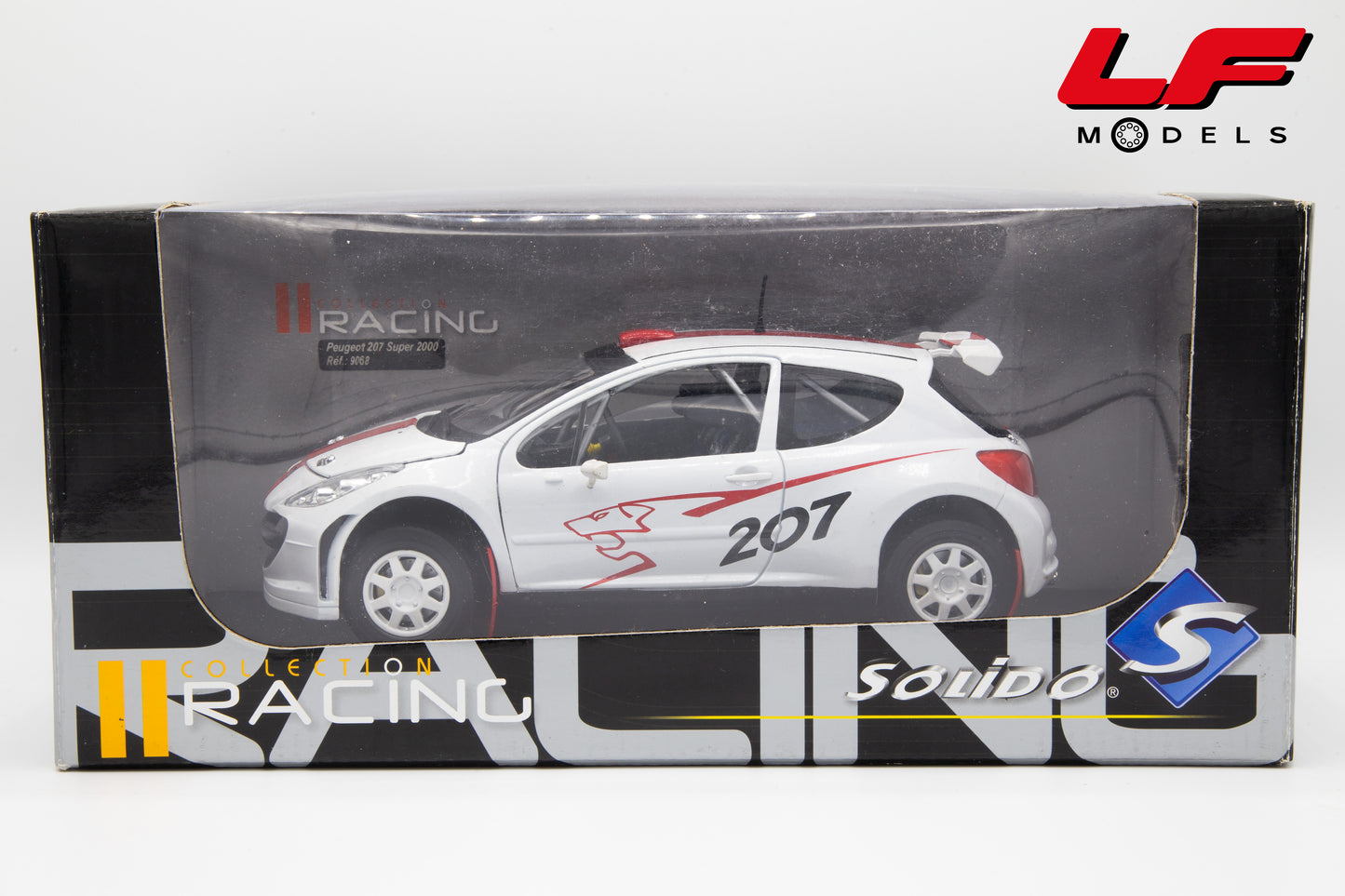 modellino peugeot 207 solido 1:18 scatola