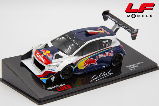 modellino eugeot 208 t16 rally pikes peak edicola 1:43 vista frontale