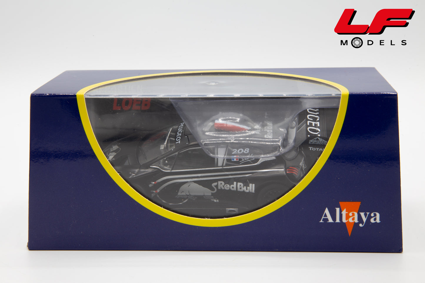 modellino peugeot 208 rally pikes peak edicola 1:43 vista teca