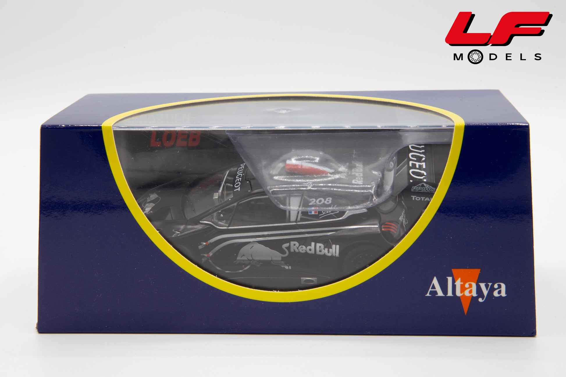 modellino peugeot 208 rally pikes peak edicola 1:43 vista teca