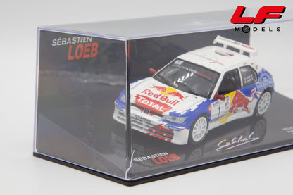 modellino peugeot 306 maxi rally edicola 1:43 EDICOLA-PEUG-306-LB-43 vista teca