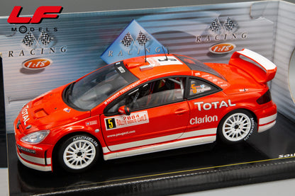 modellino peugeot 307 solido 1:18 frontale