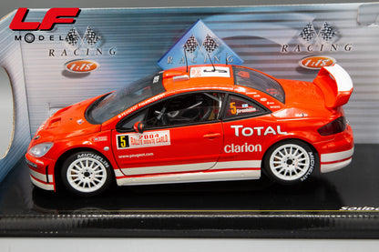 modellino peugeot 307 solido 1:18 frontale