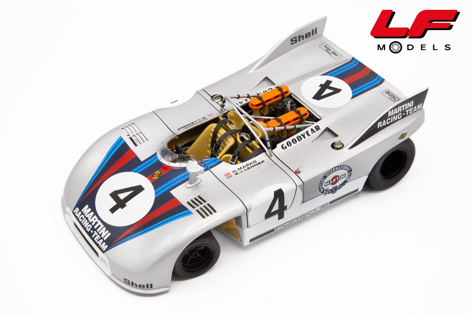 modellino porsche 908/03 autoart 1:18 frontale