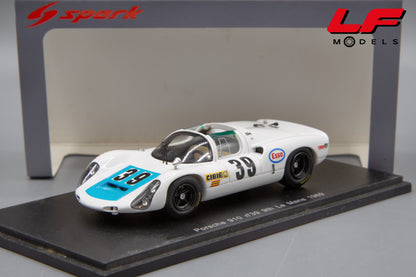modellino porsche 910 le mans spark 1:43 frontale