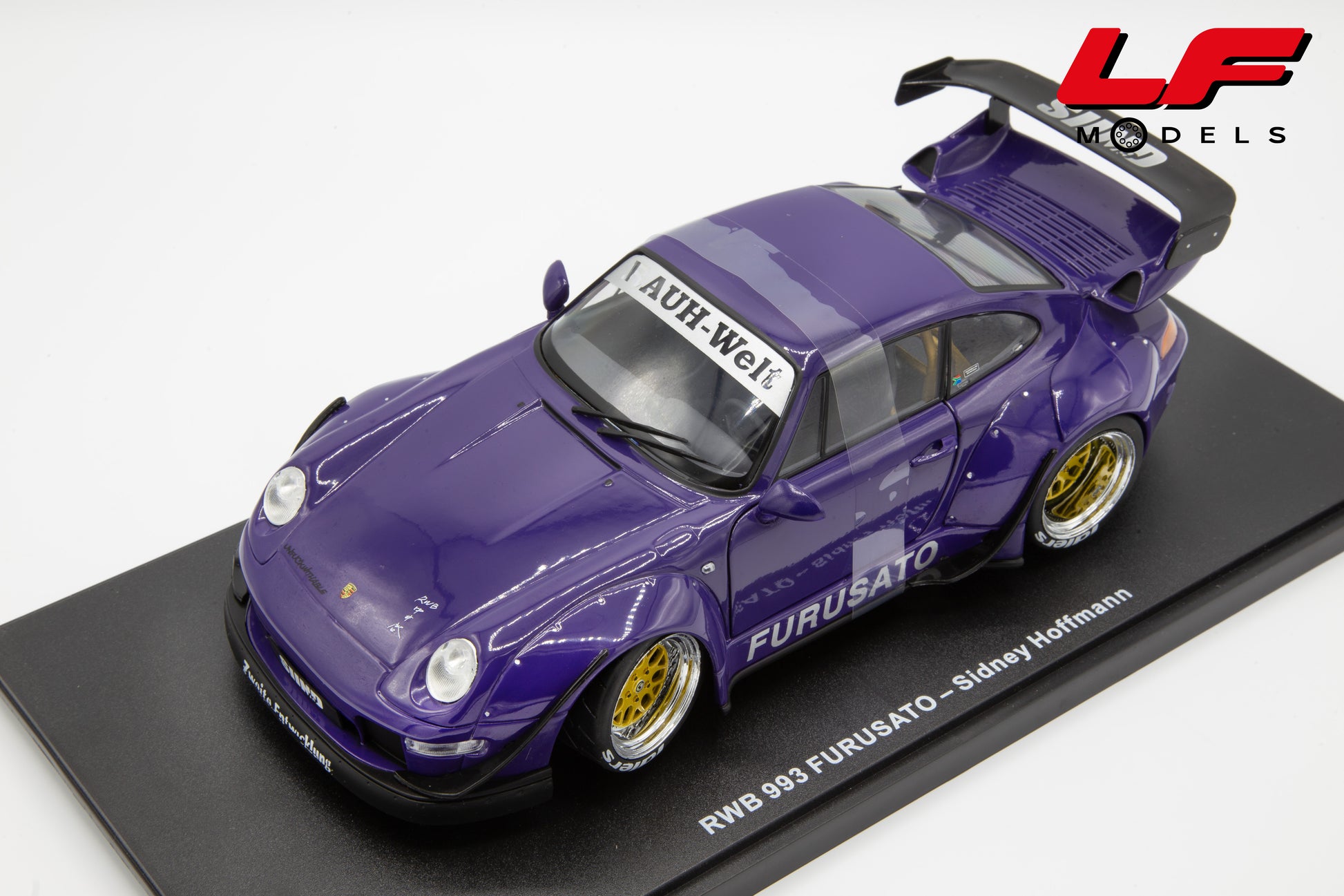 modellino porsche 911 993 rwb furusato werk83 1:18 frontale