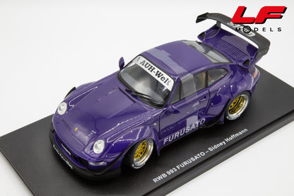 modellino porsche 911 993 rwb furusato werk83 1:18 frontale