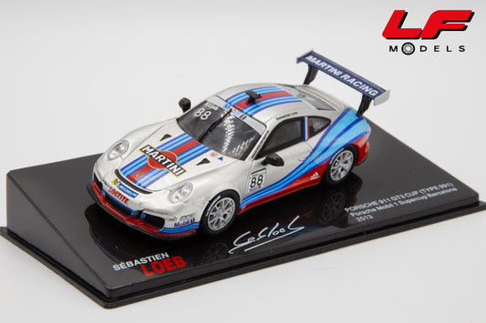 modellino porsche 911 gt3 cup loeb edicola 1:43 vista frontale